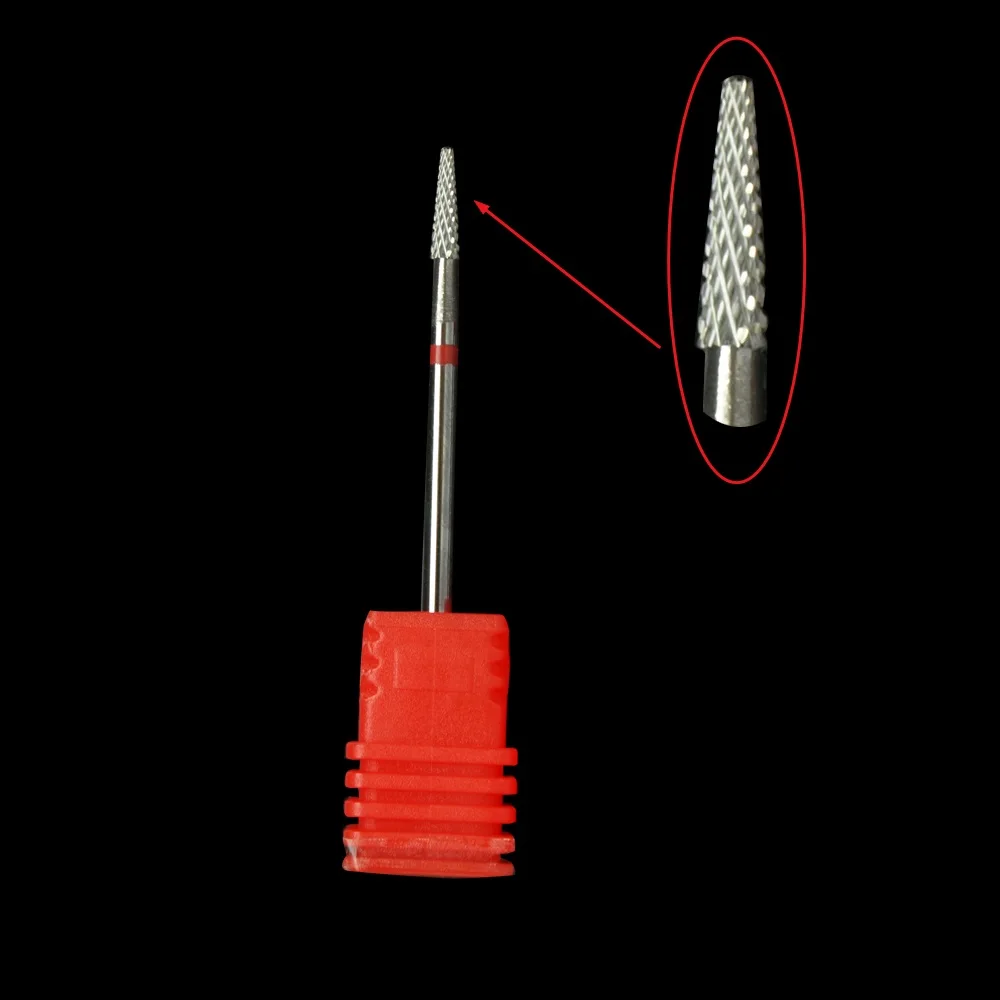 Tungsten  Cuticle Carbide Nail Drill Bit Electric Nail Mills Cutter for Manicure Machine Nail Files Accessories