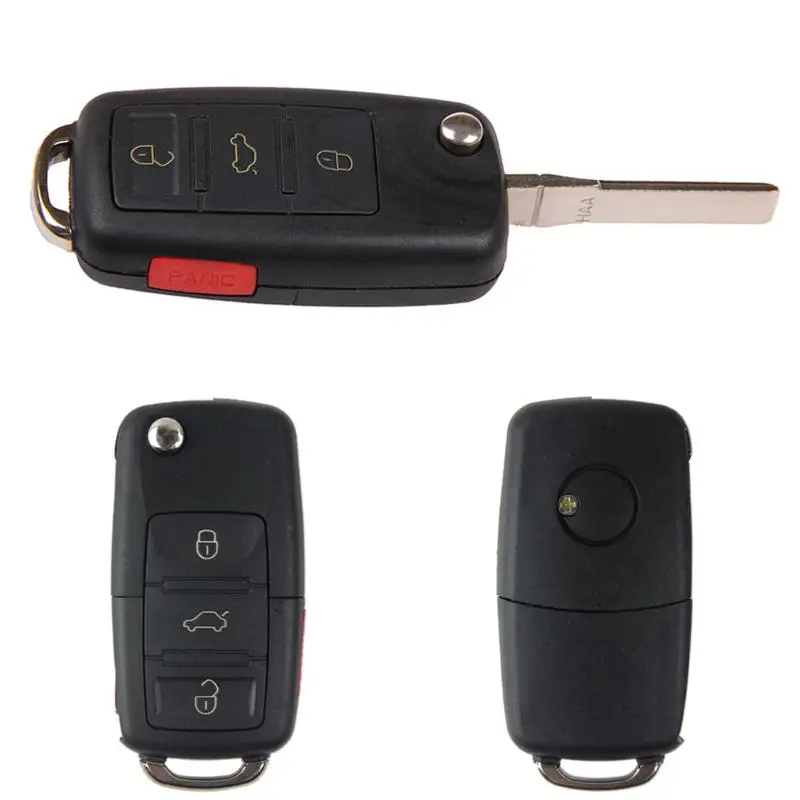 VODOOL 4 кнопки дистанционный Складной автомобильный запасной чехол для ключа