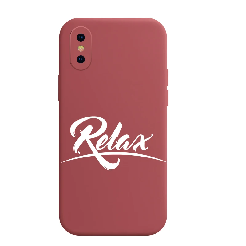

Чехол-накладка для iphone 11 pro max, 12 mini, xs, 8 plus, SE, с красным фоном, простой дизайн