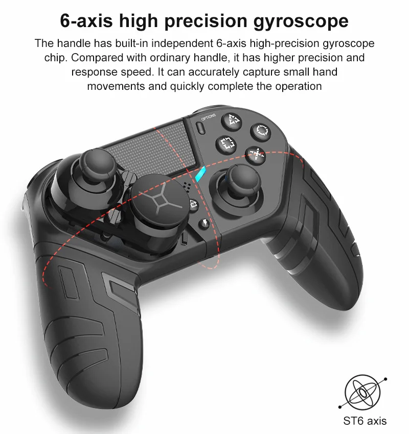 Беспроводной Bluetooth джойстик для Sony PS4 Elite/Slim/Pro контроллер геймпад консоли Playstation4