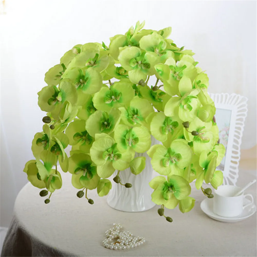 

Artificial Butterfly Orchid Fake Flower Home Wedding PartyDcor N