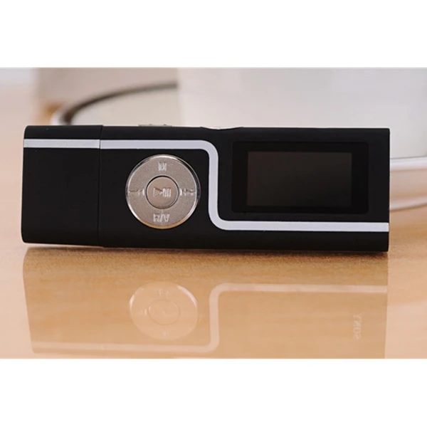 Top Mp3 Music Player 16Gb Recording Function With Fm Two Headphone Jack U Disk Mini Walkman Black Plastic | Электроника
