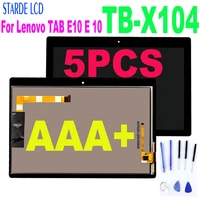 5 pcs 10 1 for lenovo tab e10 e 10 tb x104f tb x104n tb x104l tb x104 lcd display touch screen digitizer assembly tb x104