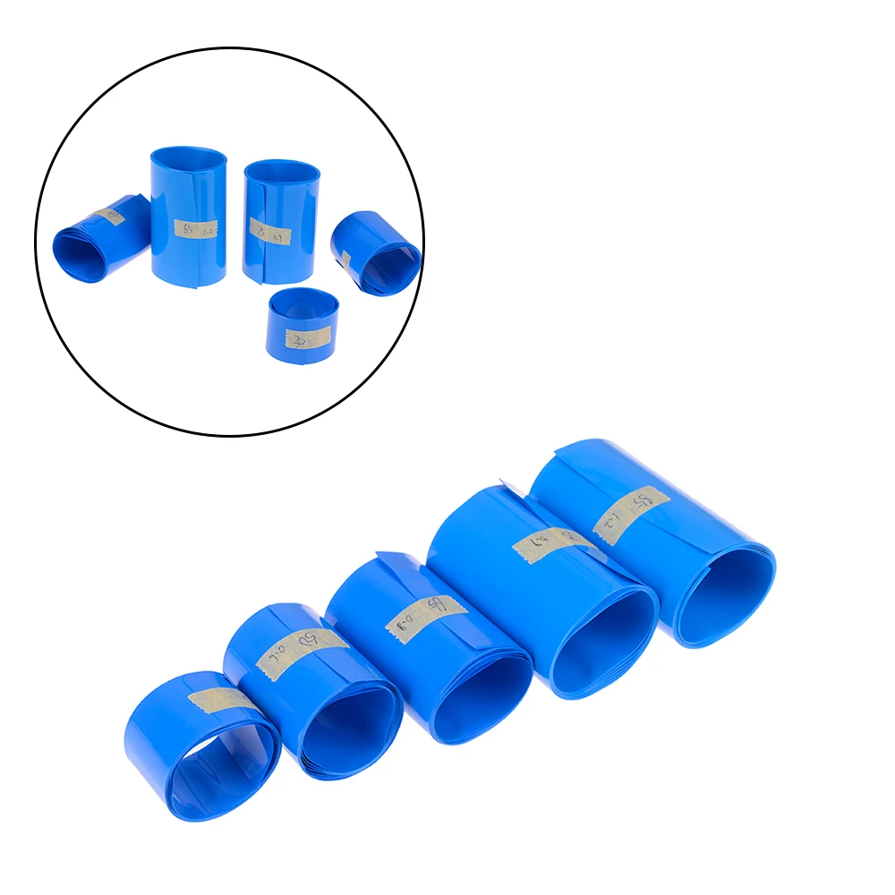 

30mm-85mm 18650 Lithium Battery Heat Shrink Tube Tubing Li-ion Wrap Cover Skin PVC Shrinkable Film Tape Sleeves Accessories