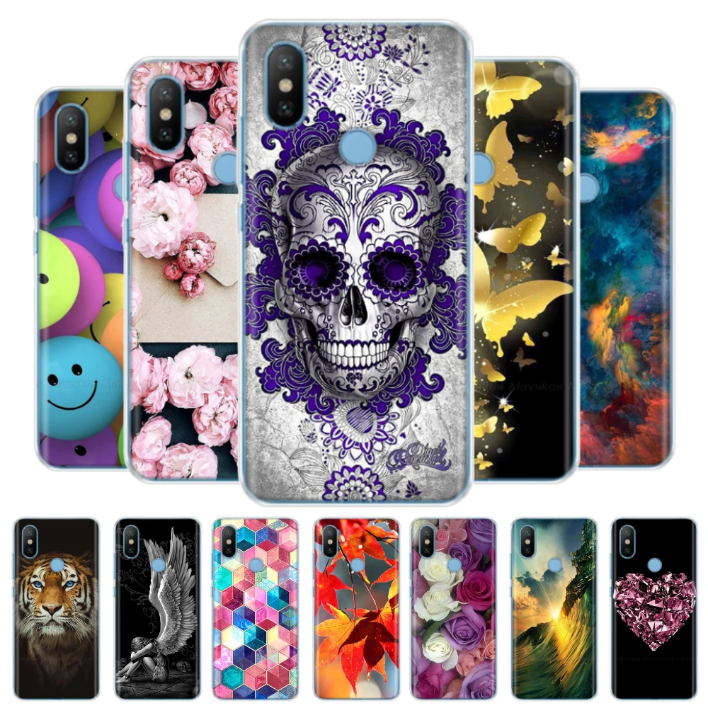 

Soft Silicone Phone Case for Xiaomi A2 Lite Full Protection Soft TPU Back Cover Phone Case for Xiaomi Mi A2 MiA2 Lite Bumper