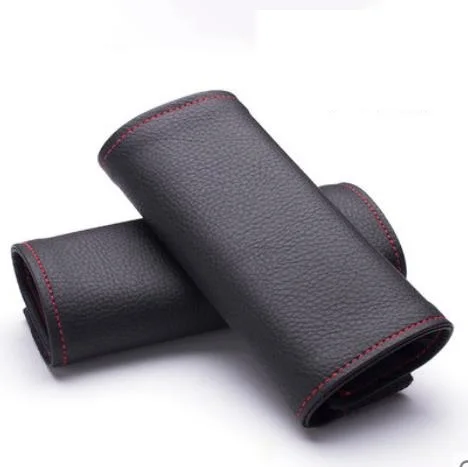 Защитный кожаный чехол для внутренней ручки двери автомобиля украшения