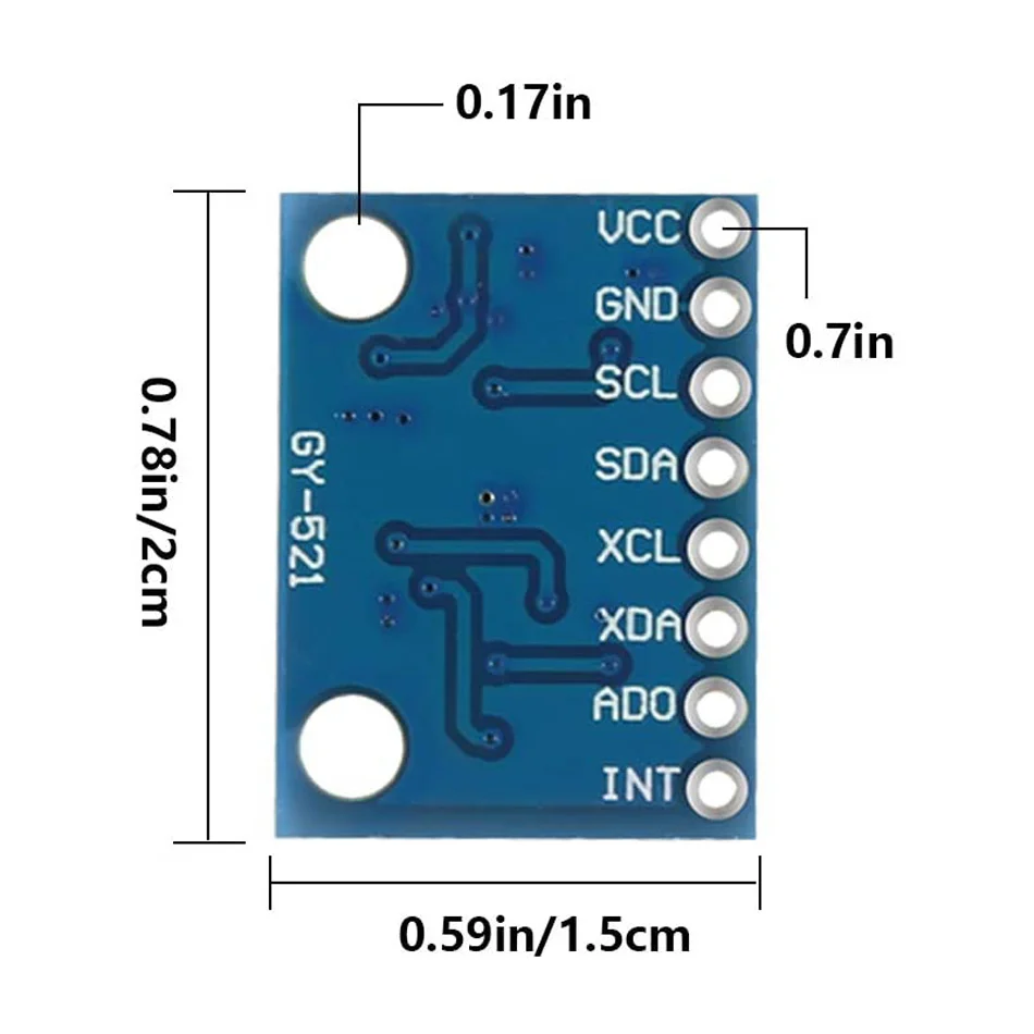 GY-521 MPU-6050 MPU6050 модуль 3 оси аналоговый гироскоп Датчики + осный акселерометр |