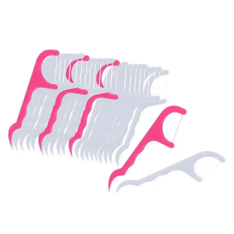 20 шт./упак. одноразовые зубочистки палочки для чистки межзубных пространств 2 в 1