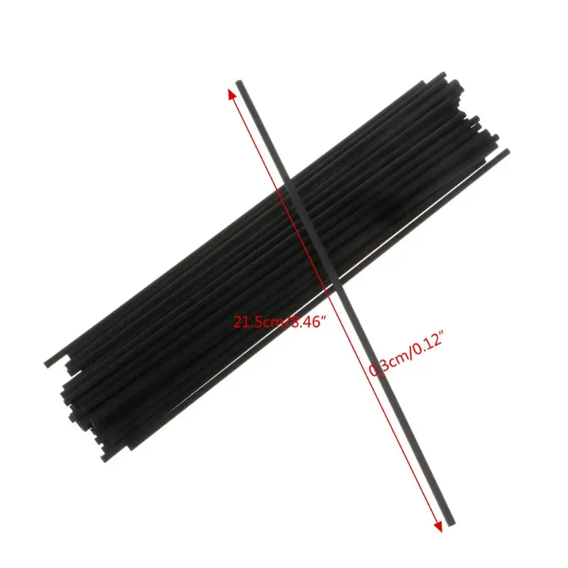 

50Pcs 21.5cmx3mm Fiber Sticks Diffuser Aromatherapy Volatile Rod for Home Fragrance Diffuser Home Decoration