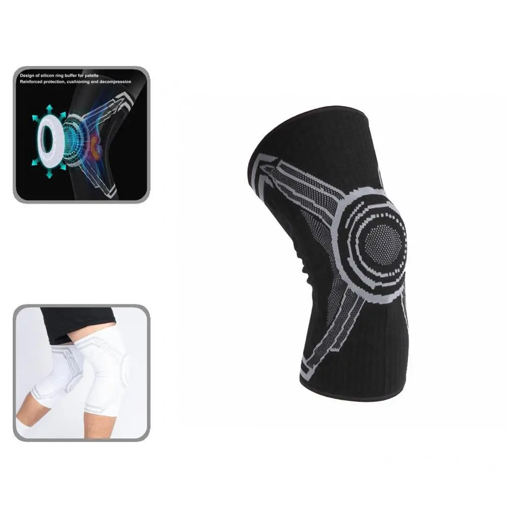

Keep Warm Skin-friendly T Shape Spring Support Knee Brace for Sports