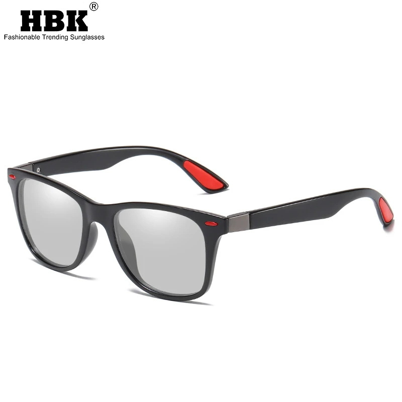 Солнцезащитные очки HBK классические квадратные фотохромные поляризационные с