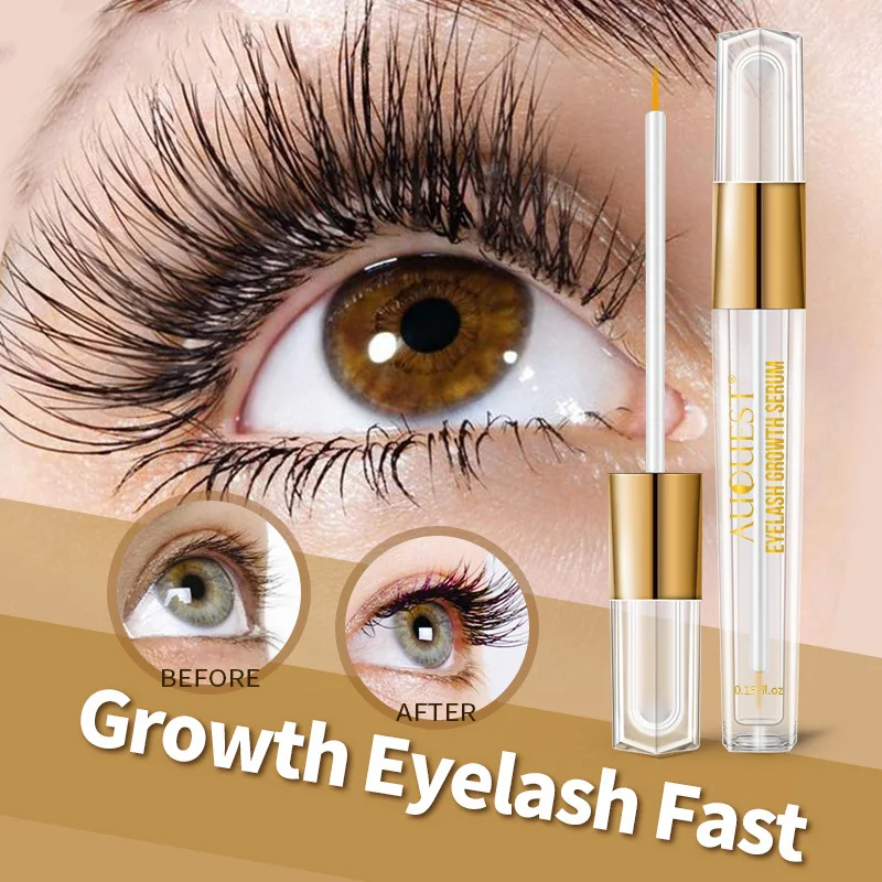 Сыворотка для роста ресниц уход за ресницами усилитель густая удлиненная