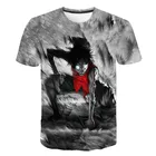 Новинка 2021, модная футболка с объемным изображением Луффи, соломенная шляпа, японское аниме, Забавные футболки для мужчин и женщин, черная футболка с коротким рукавом и круглым вырезом