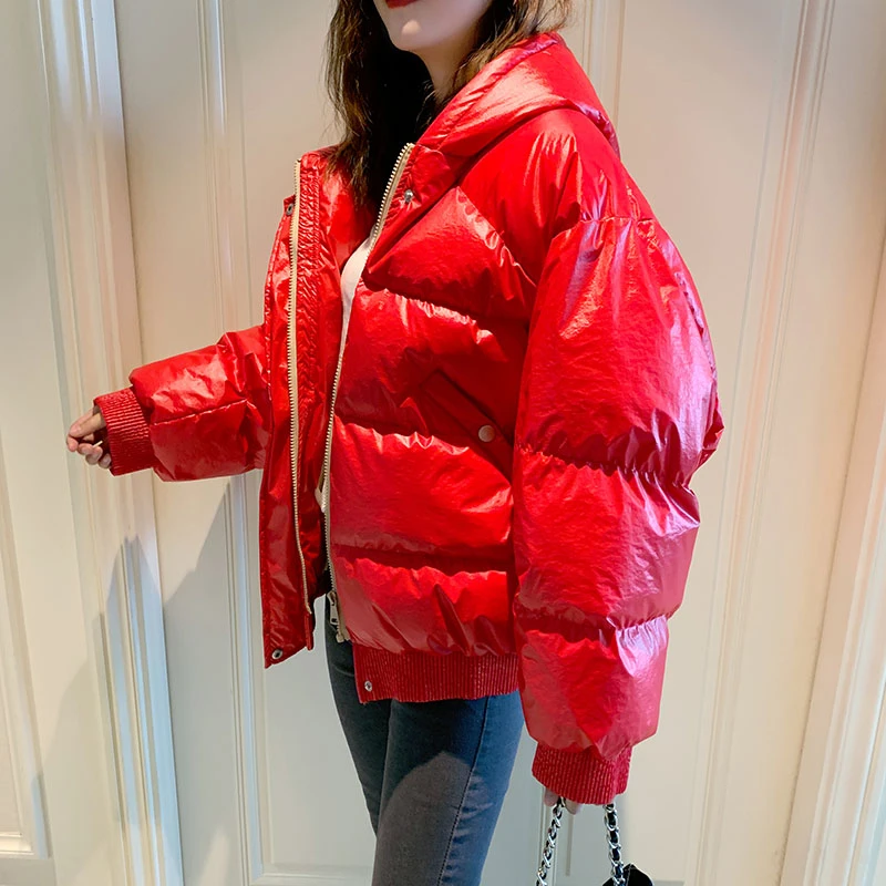 Новинка 2021 водонепроницаемая зимняя куртка Женская парка Свободное пальто с