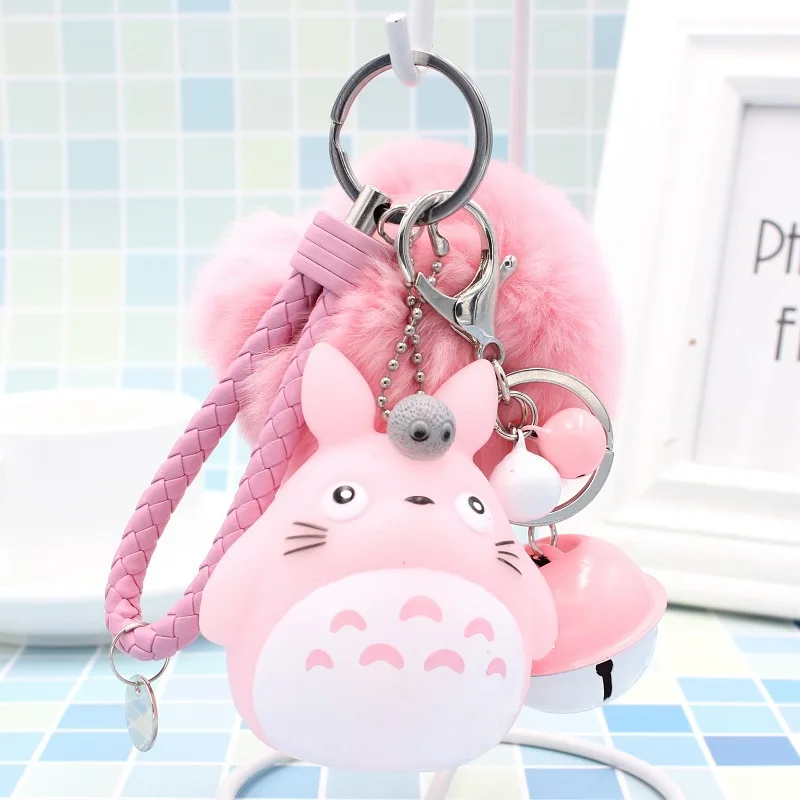Горячая мини мой сосед синий Тоторо плюшевый брелок игрушка kawaii Аниме Тоторо зонтик мягкие плюшевые брелки подарок