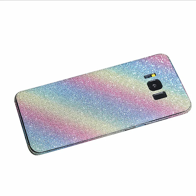 Блестящая блестящая задняя паста для Samsung Galaxy S8 Plus/S9 Plus/S10/S10 Plus/S10E с блестящими