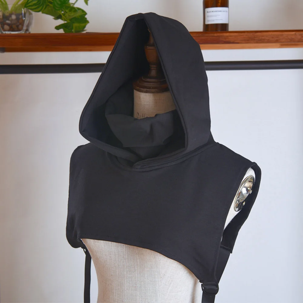 

Rosetic Women Goth Fashion Black Short Hoodie 2021 Halloween Party Pullover Gothic Fake Hooded Tops Autumn Casual Hoodies Mini