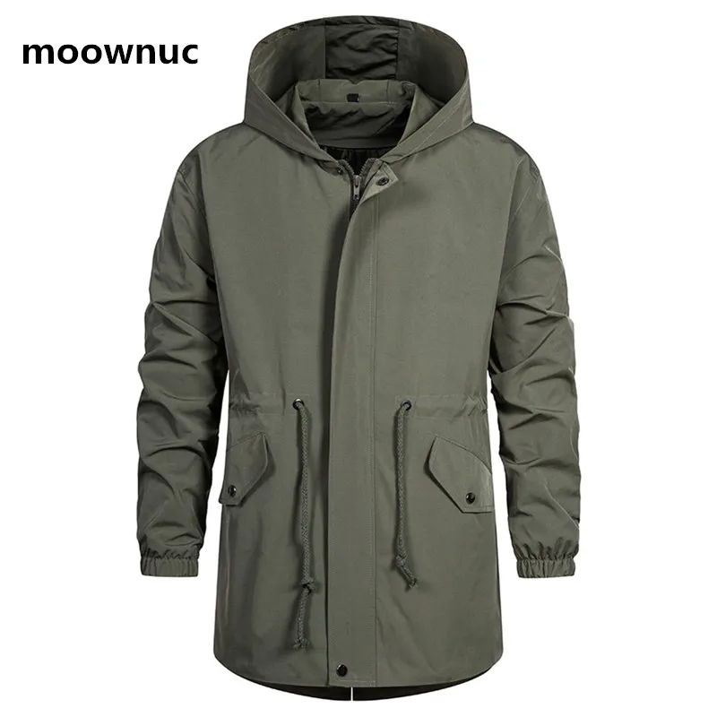 

2020 new arrival spring Men's hooded windbreaker high quality casual trench coat men,men's fashion jackets size M-5XL