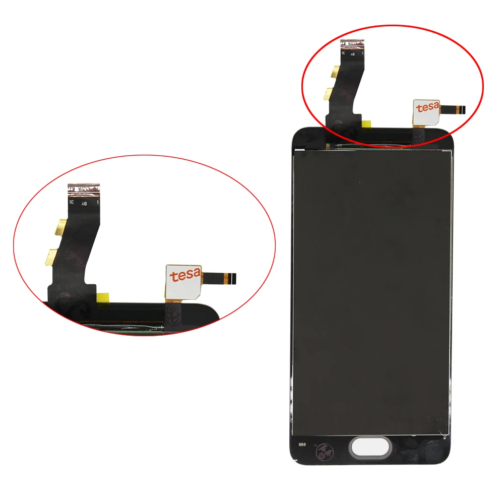 5.0" Original LCD Display For MEIZU U10 Tela Digitizer with Frame Touch Screen Replacement Meizu frame | Мобильные телефоны и