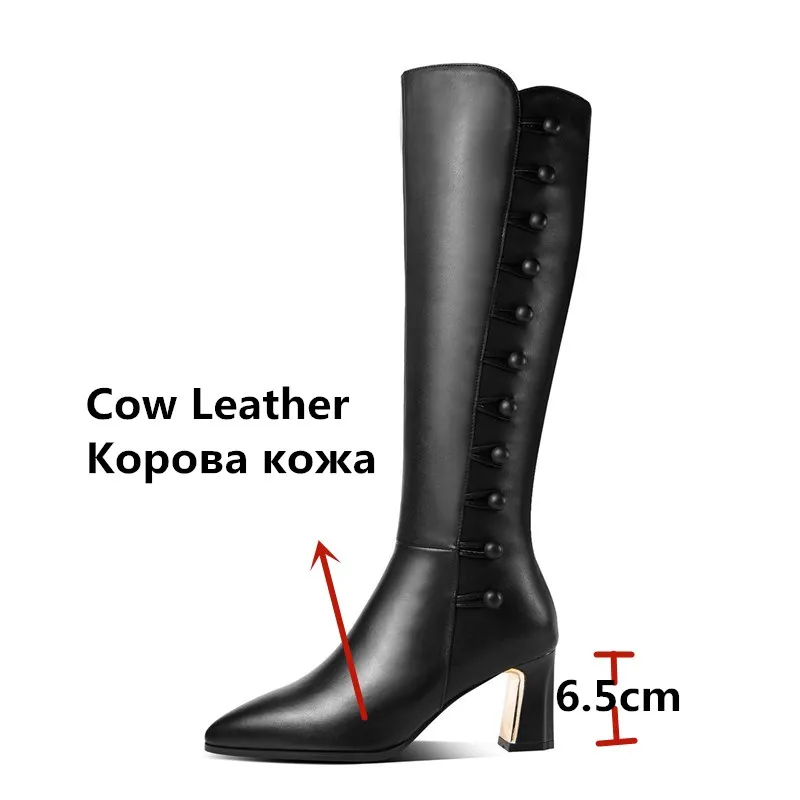 FEDONAS/пикантные женские сапоги до колена Новинка 2021 года Хит Качественные из