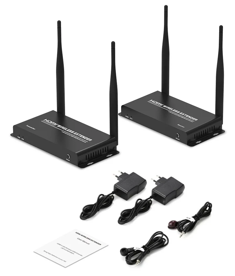 200 м беспроводной HDMI-совместимый удлинитель 2 4G 5G HD 1080P передатчик приемник tcp/ip
