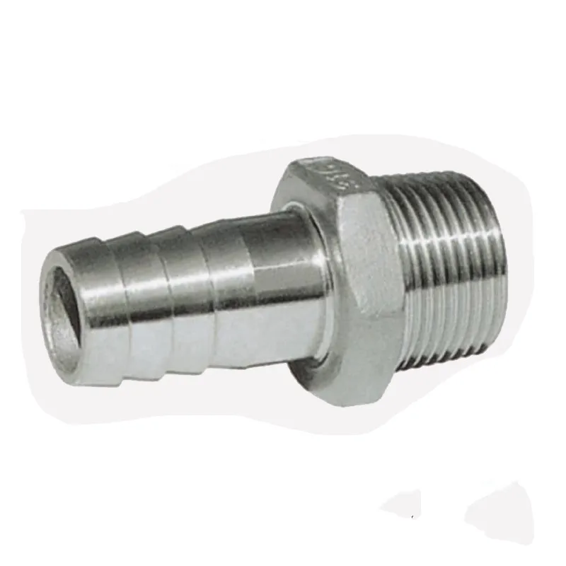 

BSPT 1" DN25 20mm Barb Hosetail Male Thread Stainless Steel SS304 Pipe Connector Fittings For Water Gas Oil