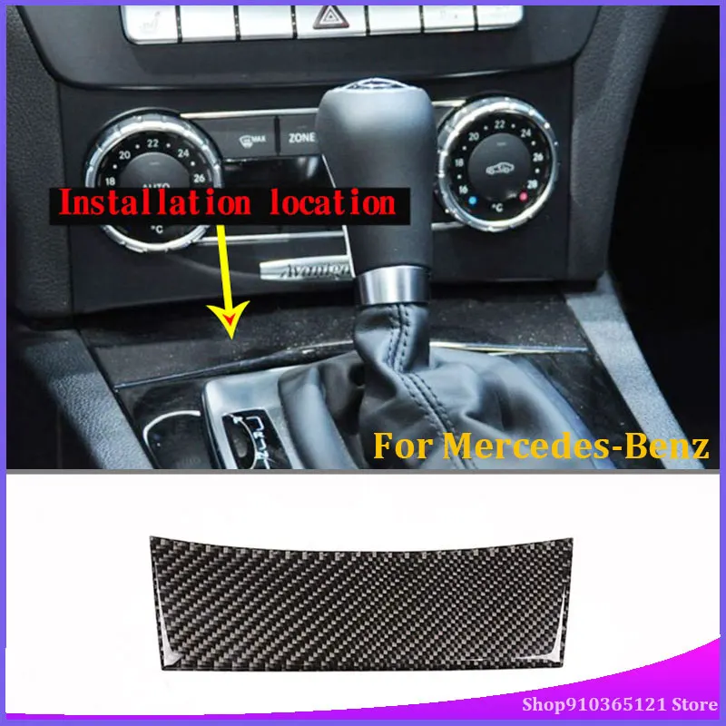 

Для Mercedes-Benz C-Class 2005-2012 Φ оригинальные детали из углеродного волокна для модификации салона автомобиля (левый Титан)