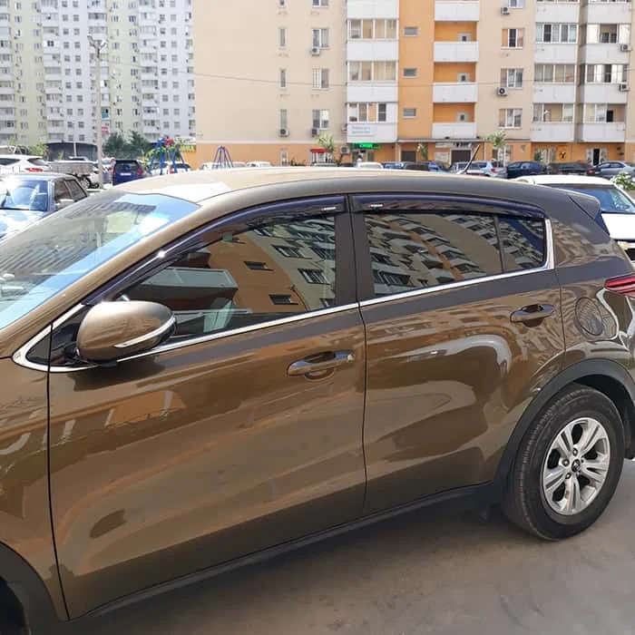 Дефлекторы боковых окон VOLKSWAGEN Golf Plus 2004~|Навесы и укрытия| |