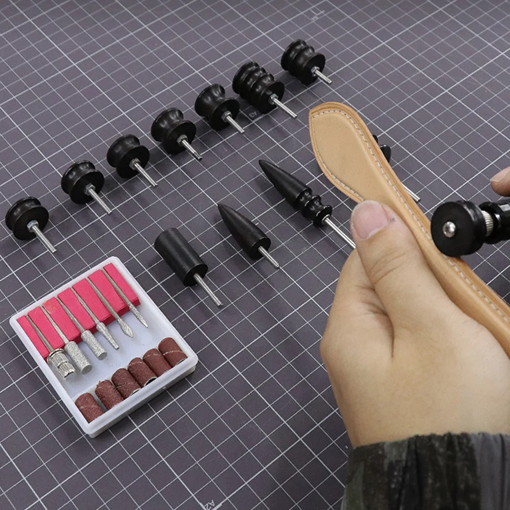 Электрическая шлифовальная машинка для обработки кожаных кромок с 10