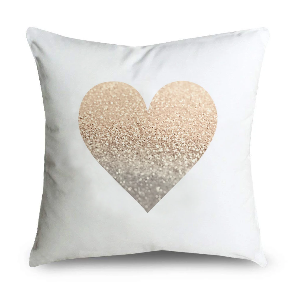 Декоративная подушка с изображением Золотой Карты любви ананаса мягкая