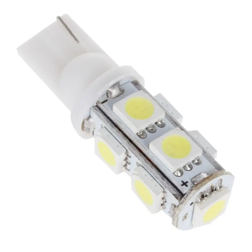 DC 12V T10 светодиодный W5W 5050 5SMD 192 168 194 белый светильник s автомобильный клиновая