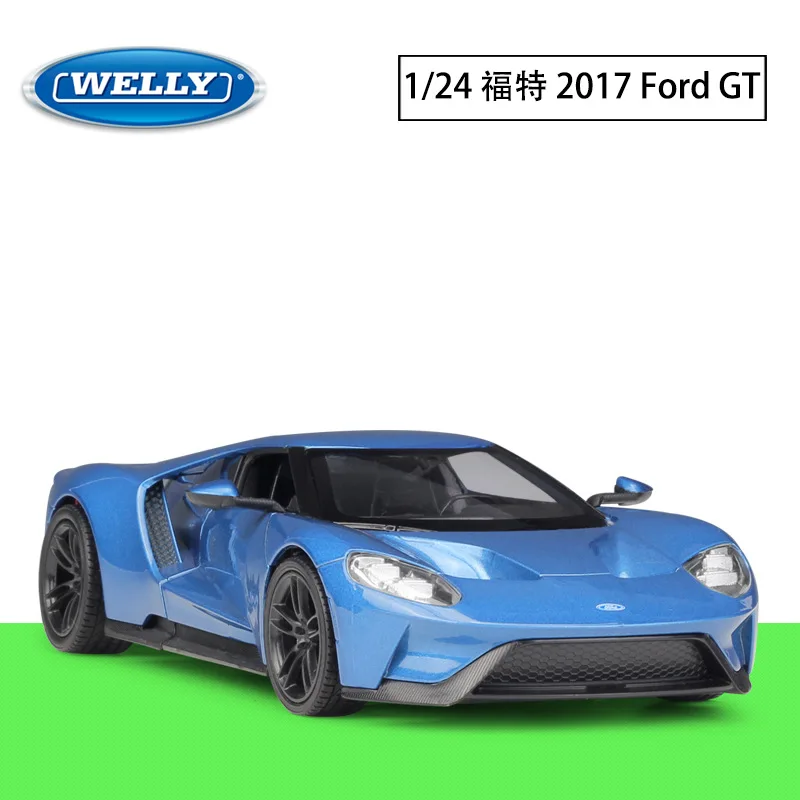 

Подлинный WELLY 1/24 2017 Ford GT спортивный автомобиль имитация коллекции моделей автомобилей украшения для детей рождественские подарки горячие и...