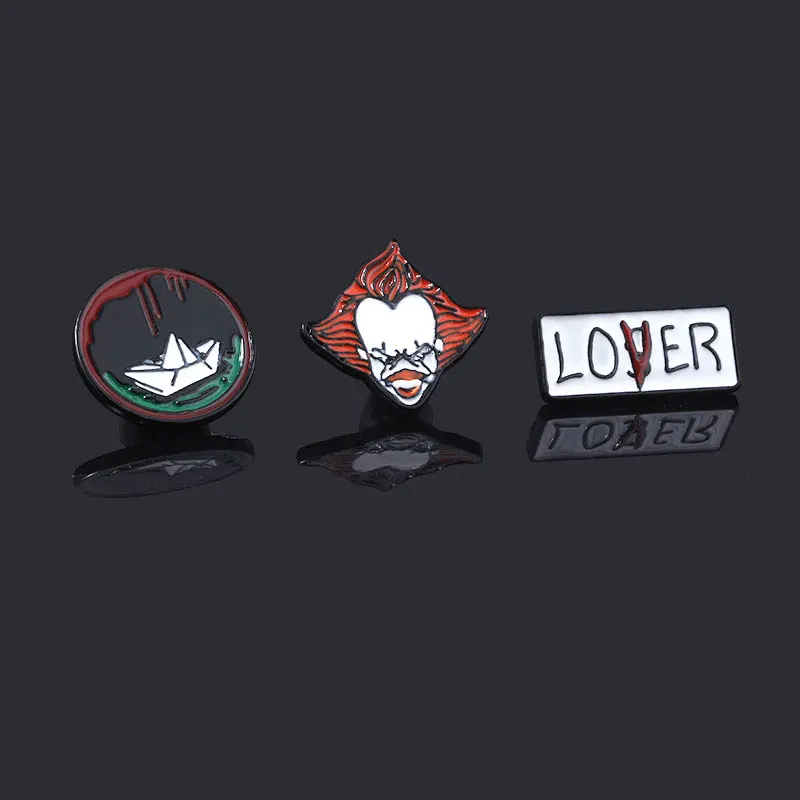 Эмалированные Броши Stephen King's It в виде фигурки героев фильма ужасы|Броши| |
