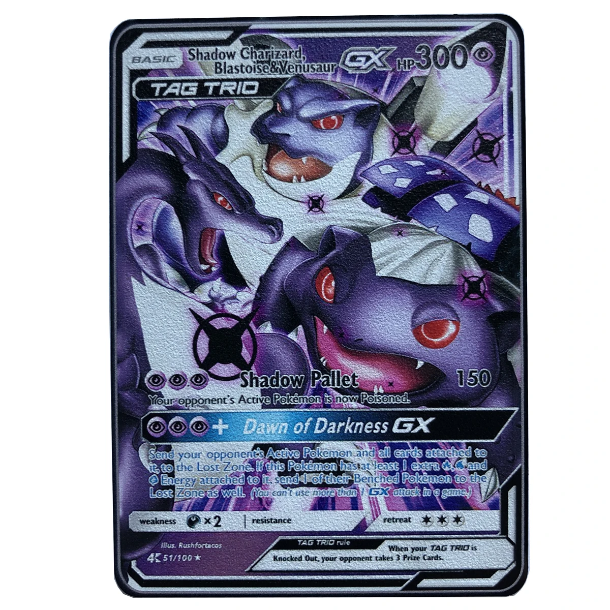 Покемон черный металлический карточка Eternatus Charizard blastoisvenusaur Vmax V GX игра битва
