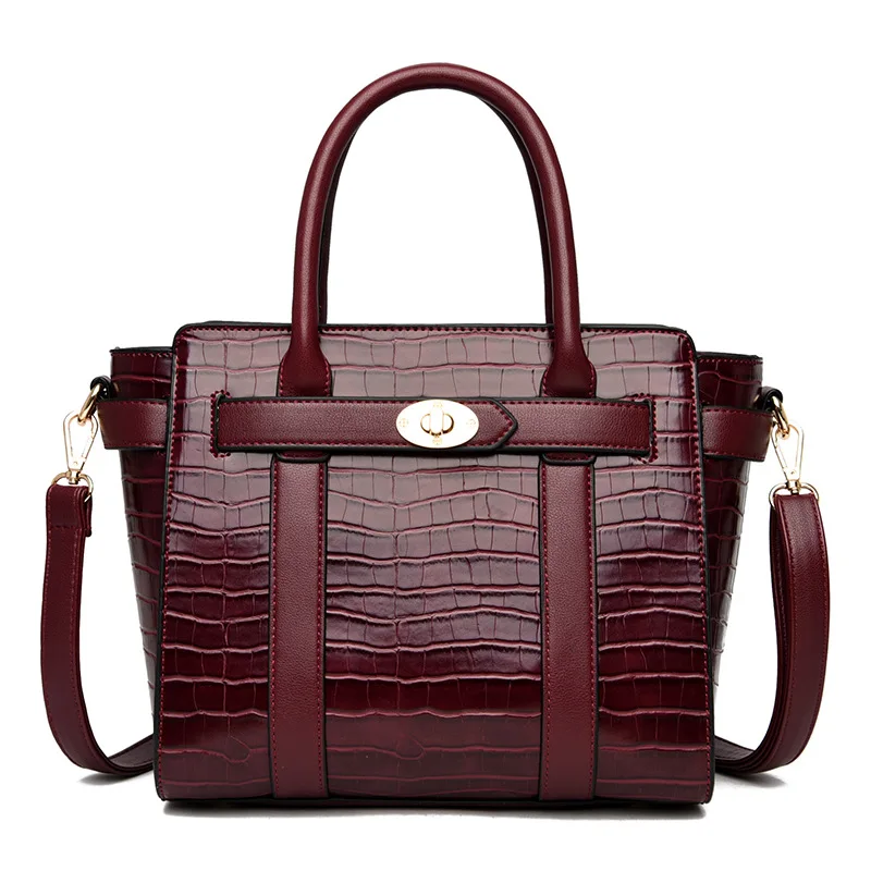 

Высококачественные сумки через плечо из искусственной кожи с каменным узором для женщин, новинка 2021, женская сумка, модная повседневная сум...