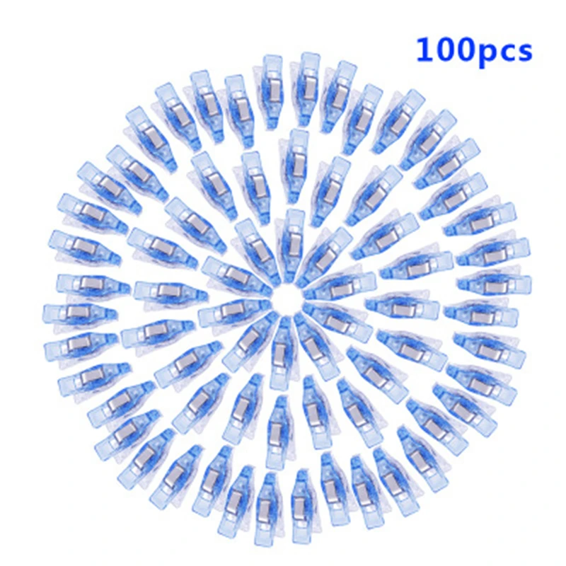 100 шт. набор разноцветных пластиковых зажимов для одежды|Зажимы одежды| |