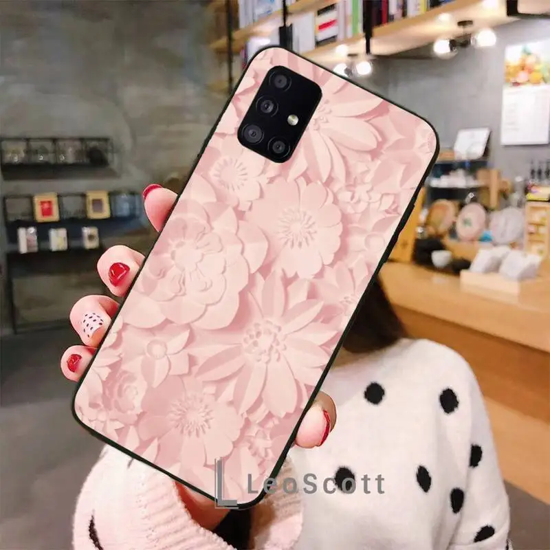 

flower luxury beautiful Phone Case For Samsung galaxy S 7 8 9 10 20 edge A 6 10 20 30 50 51 70 note 10 plus