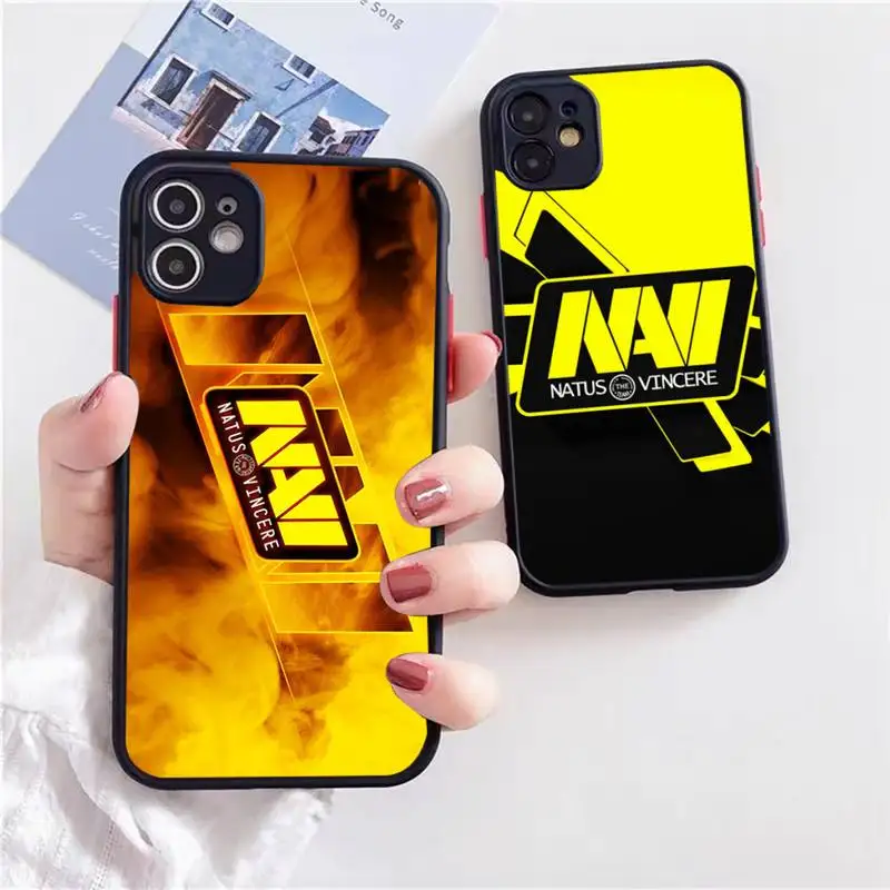 

CS GO Navi logo Phone Case for iPhone 13 Pro Max 11 12 Pro Mini XS XR X 7 8 Plus Shockproof clear Cover