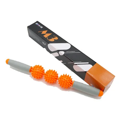 Orange1 Палочки для йоги, массажные палочки, палочки для пилатеса, расслабляющие мышцы, физиотерапия, инструмент для массажа тела, фитнес-оборудование, ролик для йоги - Цвет: Orange1
