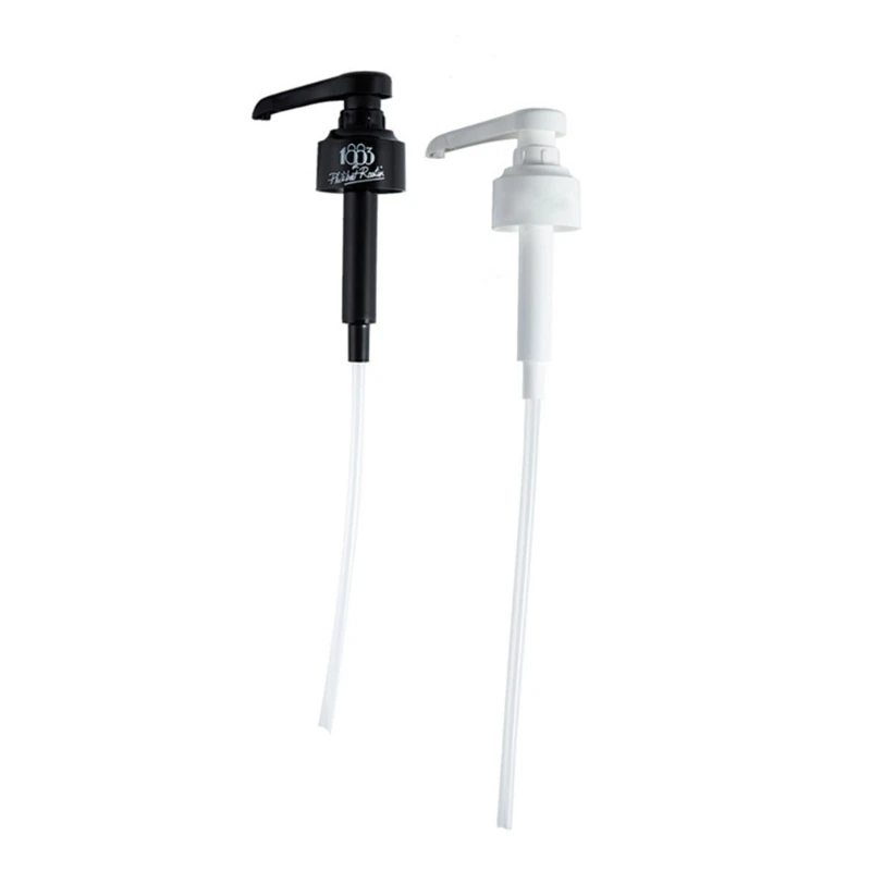 

4 Pieces Dispenser Pump White Coffee Syrup Pump Syrup Bottle Pump for Bottles