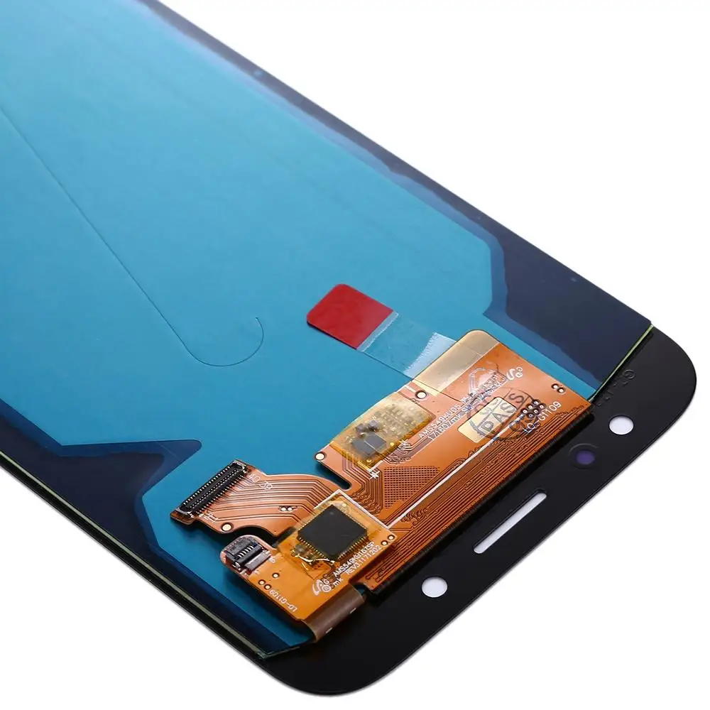 for galaxy j7 2017 oled material lcd screen and digitizer full assembly j730fds j730fmds mobile phone repair parts free global shipping