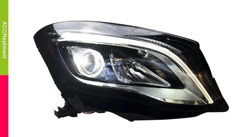 Автомобильный Стайлинг для BENZ GLA головной светильник s angel eyes- для BENZ GLA светодиодный светильник Q5 bi xenon объектив h7 ксеноновый Дневной светильник
