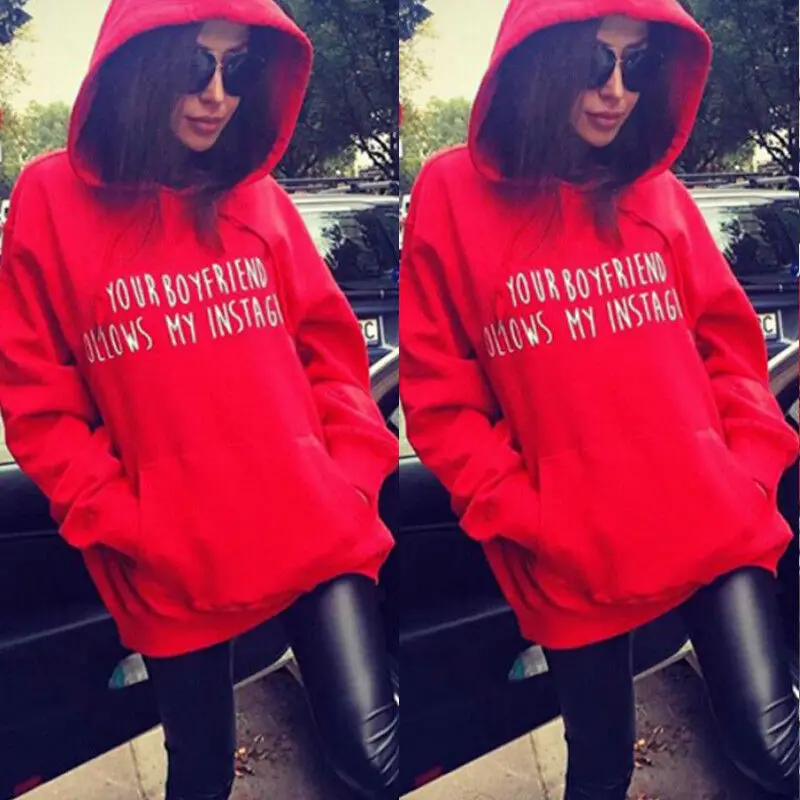 

Women Hoodie Sweatshirt Jumper Hooded Pullover Tops Blouse Long Sleeve Coat