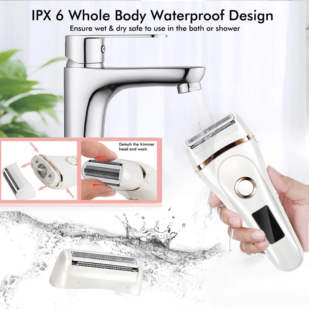 Триммер для зоны бикини Женская бритва электрическая женщин подмышек тела ног