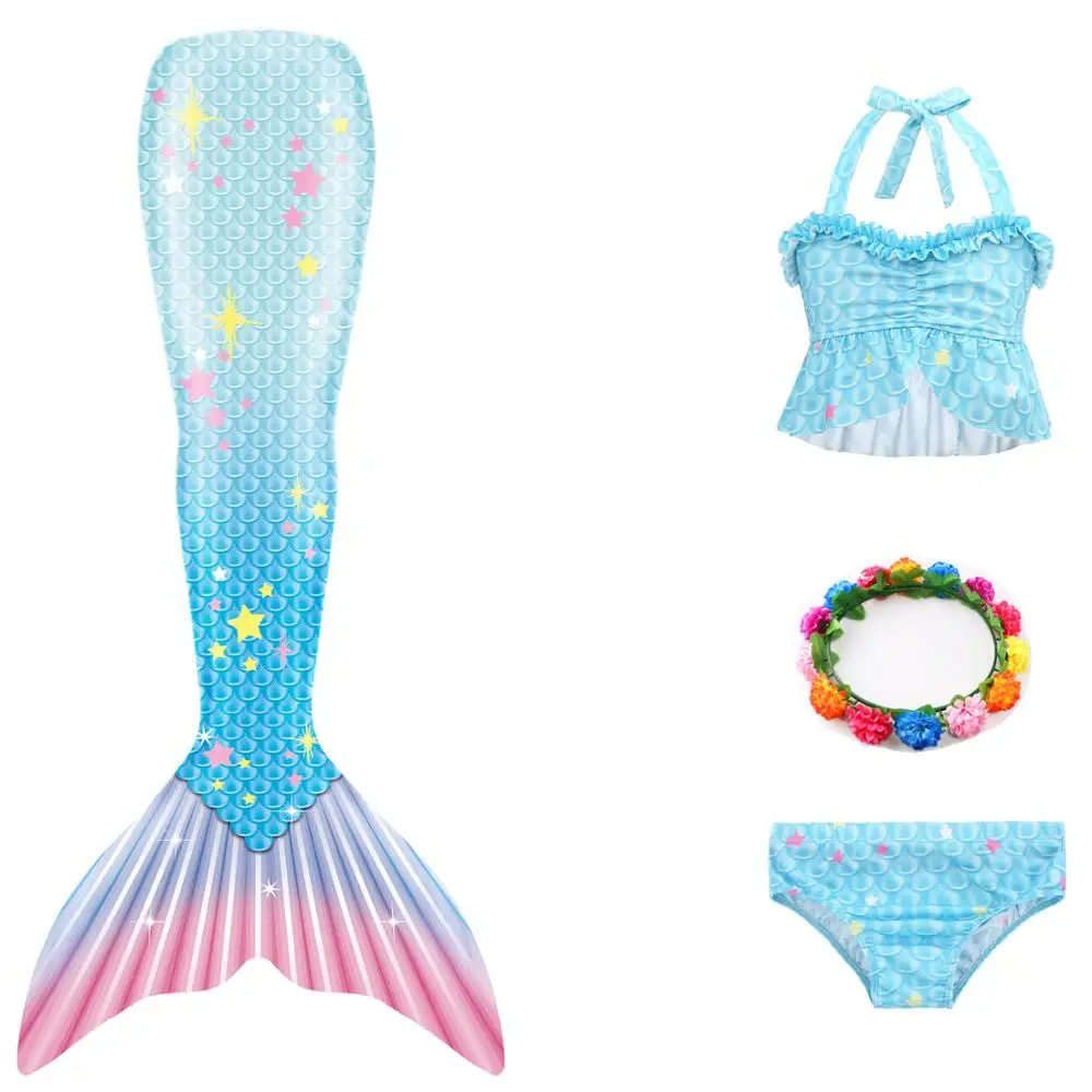 Женский купальный костюм хвост русалки черный пляжный для косплея | Тематическая