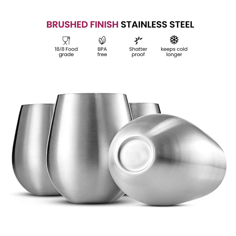 2 шт. чашка для кофе из нержавеющей стали 18 унций|Кружки| |