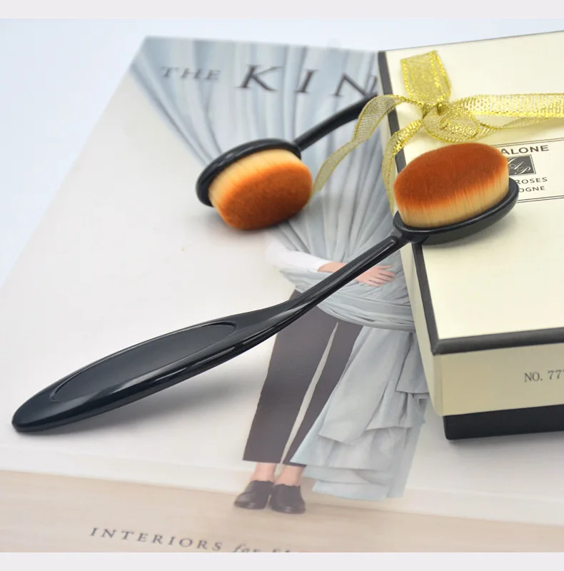 Зубная щетка в форме кисти для макияжа Kabuki flawless Жидкая основа набор женских