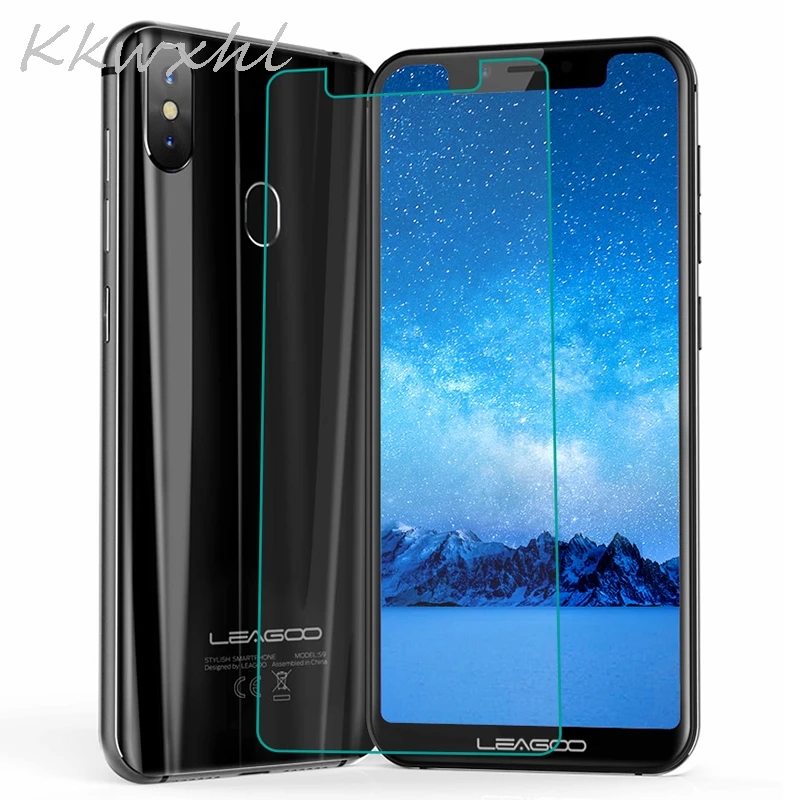 Закаленное стекло 9H для смартфона Leagoo S9 стеклянная Защитная пленка экрана 5 85