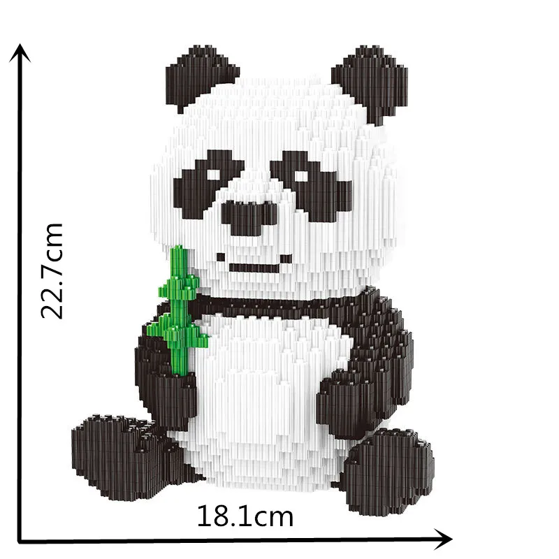 Игрушки панды новые строительные блоки игрушки для детей сделай сам развивающие