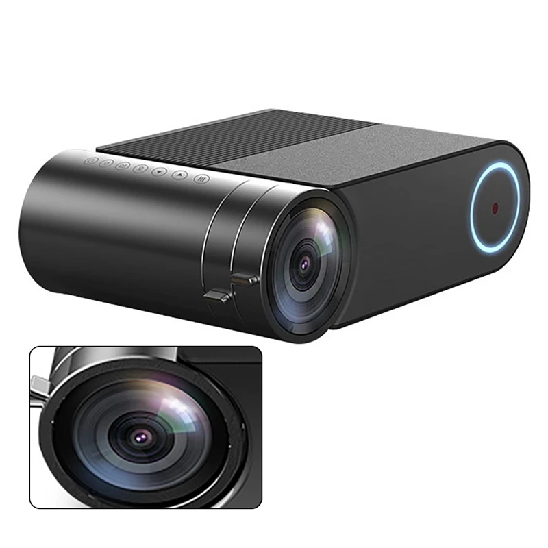 

Projector YG550 Same Screen Version 2400 Lumens 1080P Household Parent-Child Portable Projector Mini LED TV